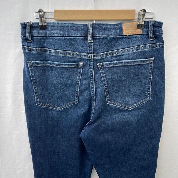 BKE Denim Parker Tailored Boot Cut Leg Stretch Jean Dark Wash Blue Women 31x28.5 - Picture 8 of 16